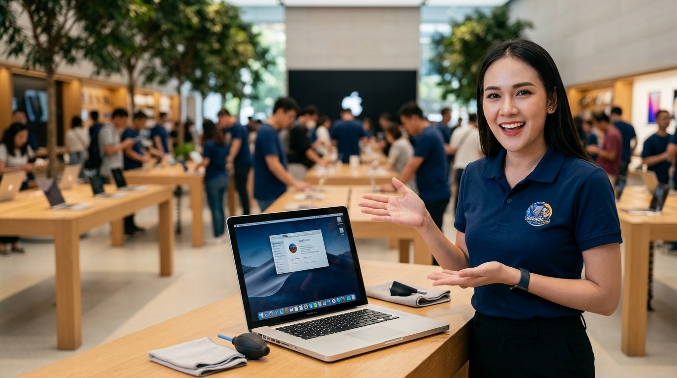 ภาพประกอบบทความ macbook pro 17 inch 2009 สร้างด้วย AI