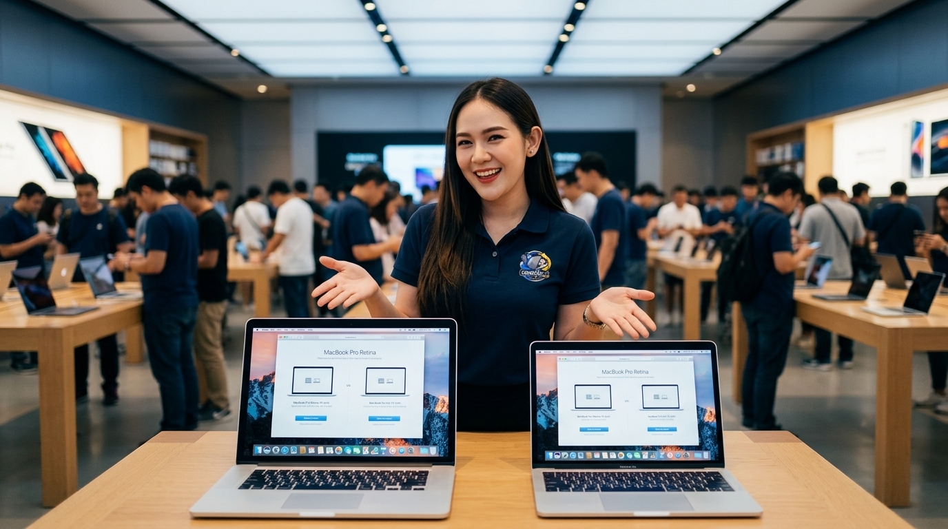 ภาพประกอบบทความ macbook pro retina 15 inch 2015 สร้างด้วย AI